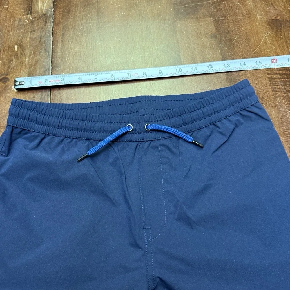 Polo Sport Ralph Lauren Performance Youth Navy‎ Track Pants Wind Pony Sz L 14/16